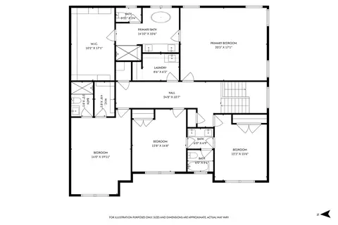 Floorplan - 705 Glendale Rd, Glenview, IL 60025 photo 3 of 4