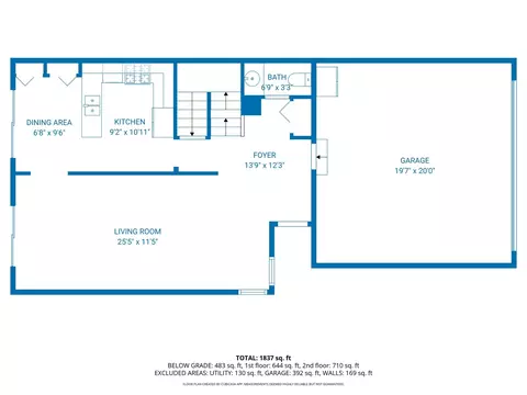 Floorplan - 236 Shadowbend Dr, Wheeling, IL 60090 photo 1 of 4