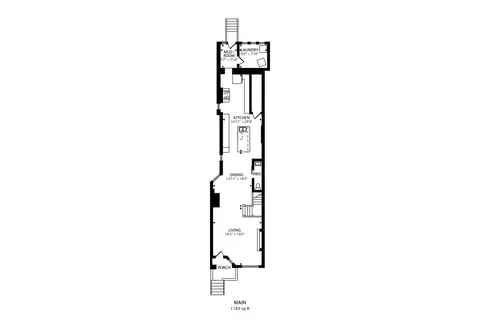 Floorplan - 4049 S Indiana Ave, Chicago, IL 60653 photo 1 of 2
