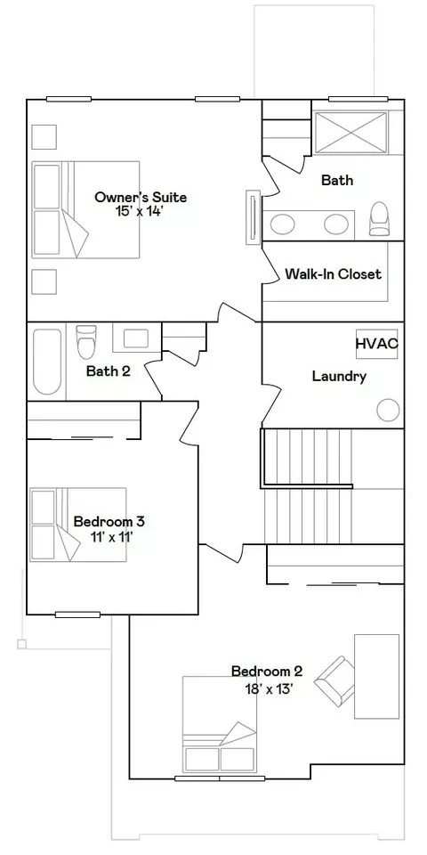 Floorplan - 1245 Glenmont St, Algonquin, IL 60102 photo 2 of 2