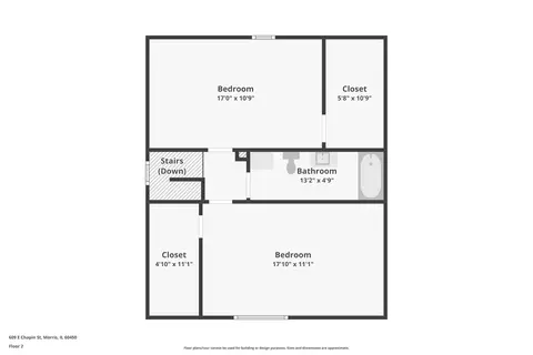 Floorplan - 609 E Chapin St, Morris, IL 60450 photo 2 of 4