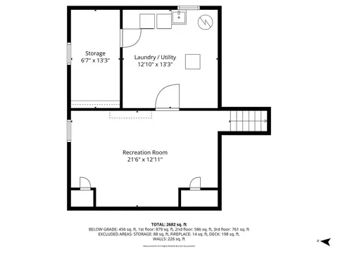 Floorplan - 521 Michael Mnr, Glenview, IL 60025 photo 2 of 5