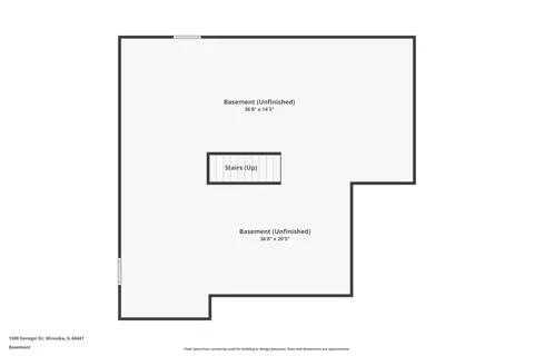 Floorplan - 1509 Donegal Dr, Minooka, IL 60447 photo 3 of 3