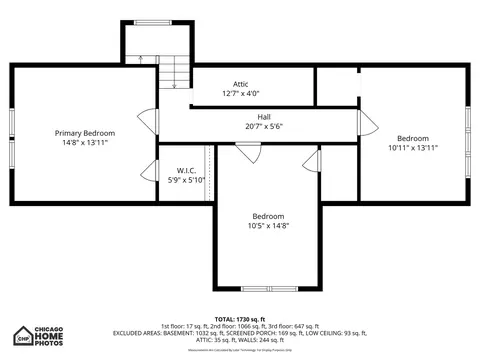 Floorplan - 1102 N Laramie Ave, Chicago, IL 60651 photo 2 of 3