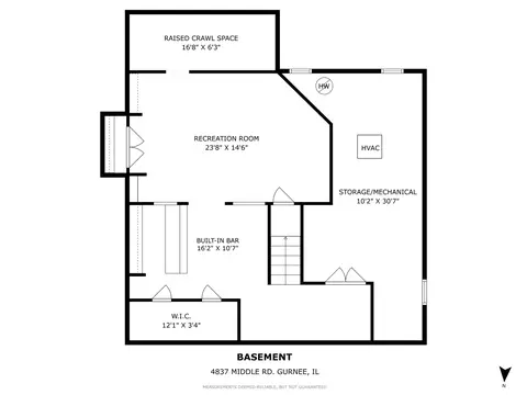 Floorplan - 4837 Middle Rd, Gurnee, IL 60031 photo 3 of 3