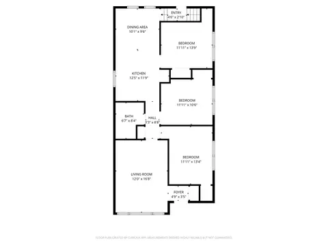 Floorplan - 281 E 163rd St, Harvey, IL 60426 photo 2 of 3