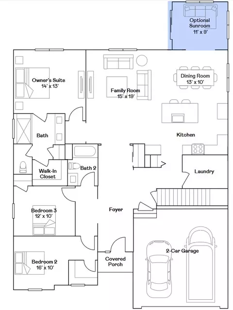 Floorplan - 14913 S Mccarthy Cir, Plainfield, IL 60544 photo 1 of 1