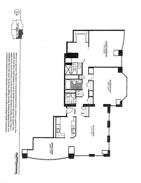 Floorplan - 100 E Huron St #4601, Chicago, IL 60611 photo 1 of 1