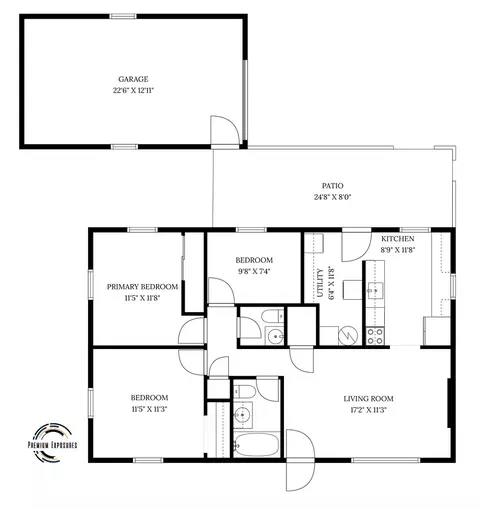 Floorplan - 800 Juniper Dr, Rantoul, IL 61866 photo 1 of 1
