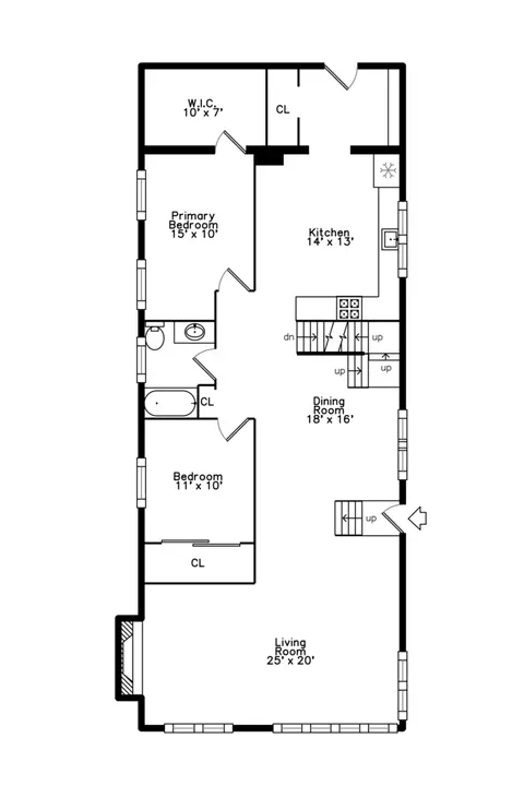 Floorplan - 518 E 90th St, Chicago, IL 60619 photo 1 of 4