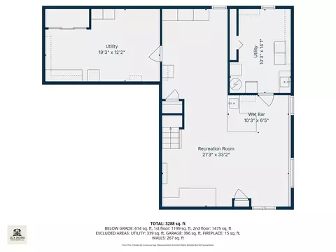 Floorplan - 5187 Chambers Dr, Hoffman Estates, IL 60010 photo 1 of 4