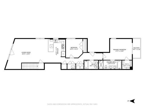 Floorplan - 21 E 26th St #3, Chicago, IL 60616 photo 1 of 1