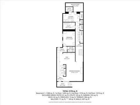 Floorplan - 53 E Bellevue Pl, Chicago, IL 60611 photo 1 of 5