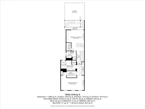 Floorplan - 53 E Bellevue Pl, Chicago, IL 60611 photo 3 of 5