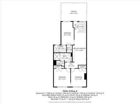 Floorplan - 53 E Bellevue Pl, Chicago, IL 60611 photo 4 of 5