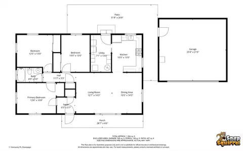Floorplan - 11 Normandy Pl, Champaign, IL 61821 photo 1 of 1