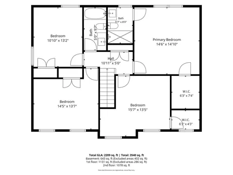 Floorplan - 2042 Richton Dr, Wheaton, IL 60189 photo 8 of 8