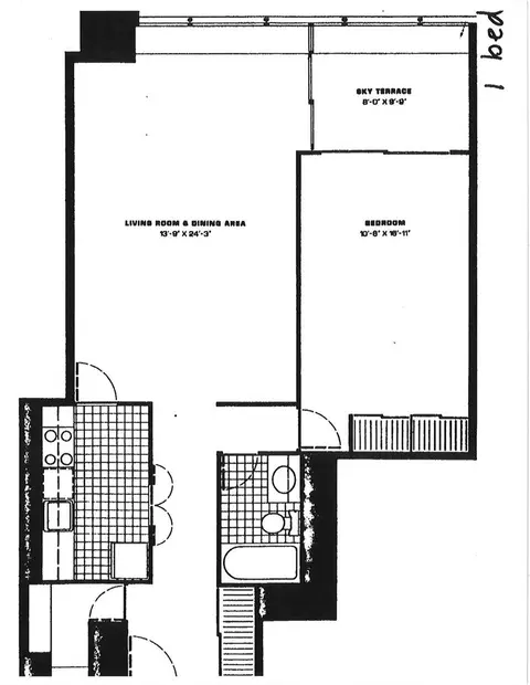 Floorplan - 175 E Delaware Pl #5808, Chicago, IL 60611 photo 1 of 1