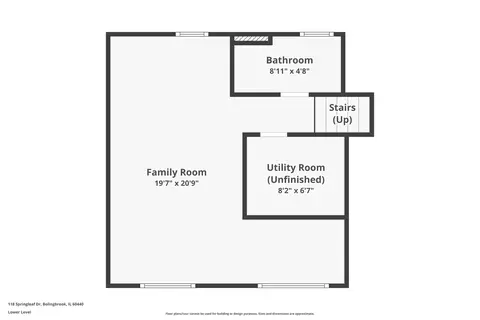 Floorplan - 118 Springleaf Dr, Bolingbrook, IL 60440 photo 3 of 3