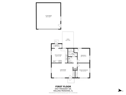 Floorplan - 3407 Pheasant Dr, Rolling Meadows, IL 60008 photo 1 of 1