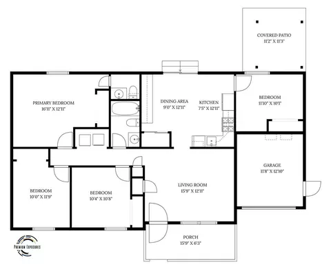 Floorplan - 610 E Roosevelt Rd, Philo, IL 61864 photo 1 of 1