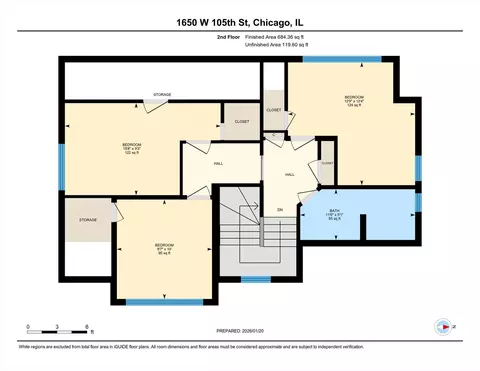 Floorplan - 1650 W 105th St, Chicago, IL 60643 photo 2 of 3