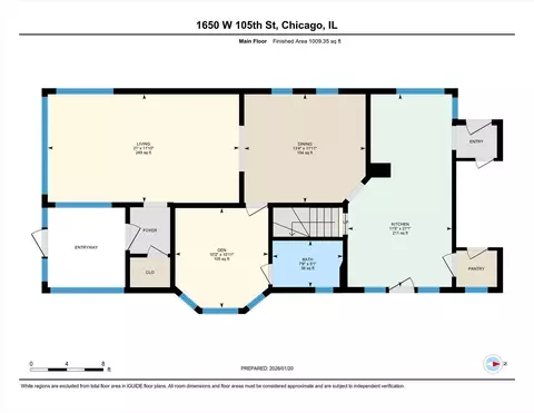 Floorplan - 1650 W 105th St, Chicago, IL 60643 photo 1 of 3