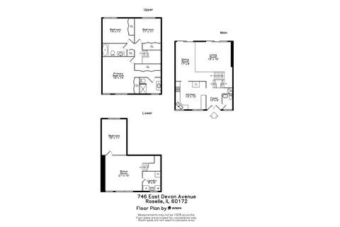 Floorplan - 746 E Devon Ave, Roselle, IL 60172 photo 5 of 6