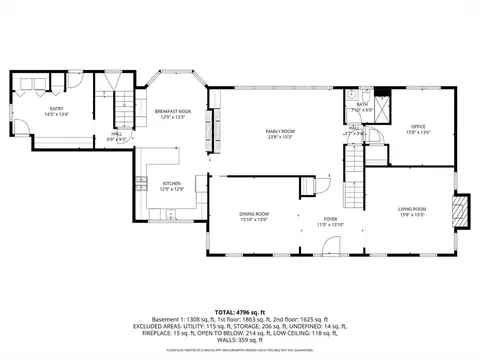 Floorplan - 607 E Prairie Ave, Wheaton, IL 60187 photo 1 of 4