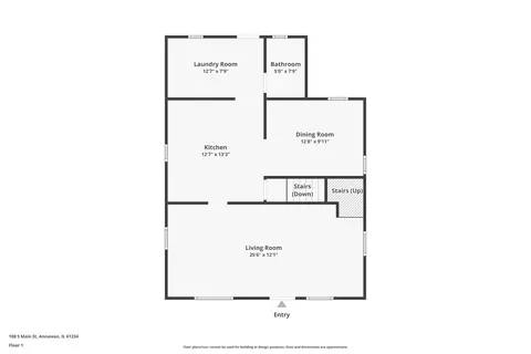 Floorplan - 108 S Main St, Annawan, IL 61234 photo 2 of 5