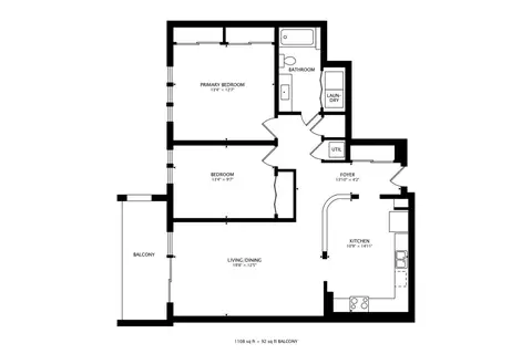 Floorplan - 650 S River Rd #812, Des Plaines, IL 60016 photo 1 of 1