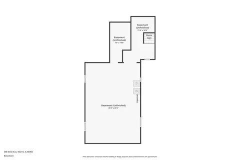 Floorplan - 458 West Ave, Morris, IL 60450 photo 3 of 4