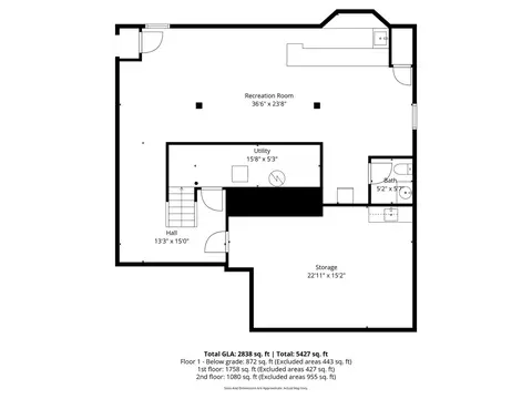Floorplan - 524 Meadow Ln, Beecher, IL 60401 photo 2 of 4
