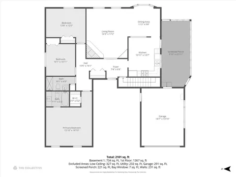 Floorplan - 1607 Stoddard Ave, Wheaton, IL 60187 photo 3 of 3