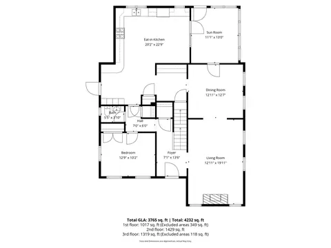 Floorplan - 909 S Wheaton Ave, Wheaton, IL 60189 photo 1 of 4