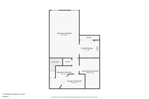 Floorplan - 1171 Kingsmill Dr, Algonquin, IL 60102 photo 3 of 3