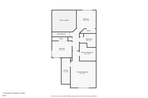 Floorplan - 1171 Kingsmill Dr, Algonquin, IL 60102 photo 2 of 3