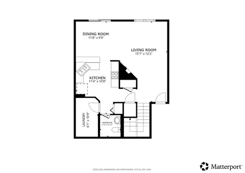 Floorplan - 424 Acushnet St, Elgin, IL 60124 photo 1 of 2