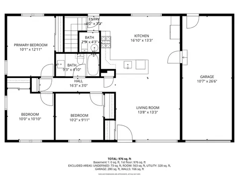 Floorplan - 395 Washington Blvd, Hoffman Estates, IL 60169 photo 1 of 3