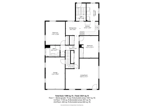 Floorplan - 2145 Root St, Crest Hill, IL 60403 photo 2 of 4