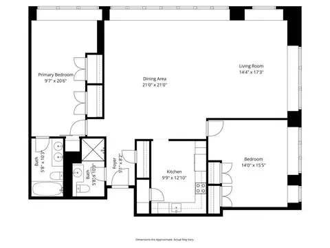Floorplan - 175 E Delaware Pl #8504, Chicago, IL 60611 photo 1 of 1