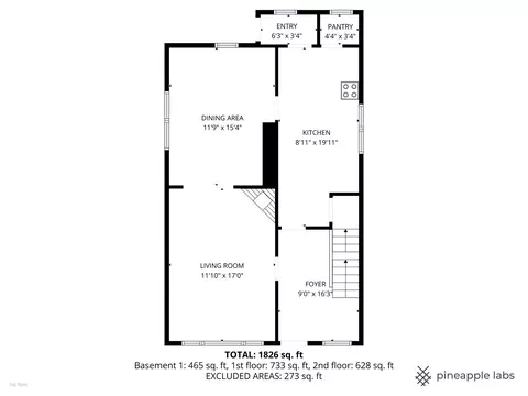 Floorplan - 4252 N Bernard St, Chicago, IL 60618 photo 4 of 4