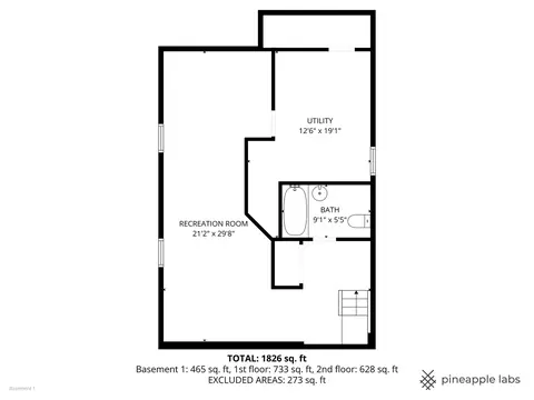 Floorplan - 4252 N Bernard St, Chicago, IL 60618 photo 2 of 4