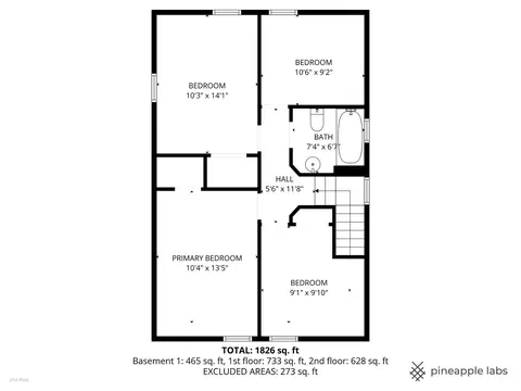 Floorplan - 4252 N Bernard St, Chicago, IL 60618 photo 1 of 4