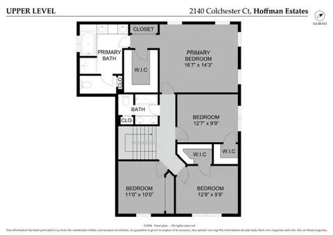 Floorplan - 2140 Colchester Ave, Hoffman Estates, IL 60192 photo 2 of 3