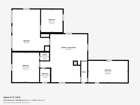 Floorplan - 217 E 11th St, Lockport, IL 60441 photo 1 of 2