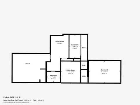 Floorplan - 217 E 11th St, Lockport, IL 60441 photo 2 of 2