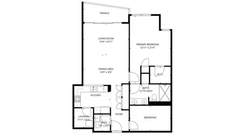 Floorplan - 420 E Waterside Dr #509, Chicago, IL 60601 photo 1 of 1