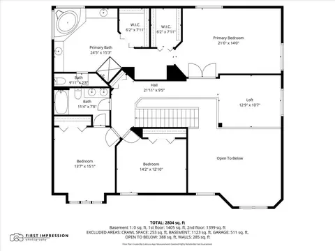 Floorplan - 1635 Rosehall Ln, Elgin, IL 60123 photo 2 of 3