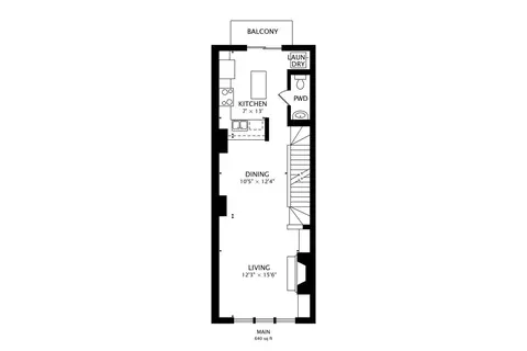 Floorplan - 222 E Cullerton St, Chicago, IL 60616 photo 1 of 2